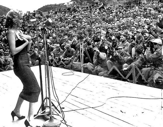 vystoupení Marilyn Monroe